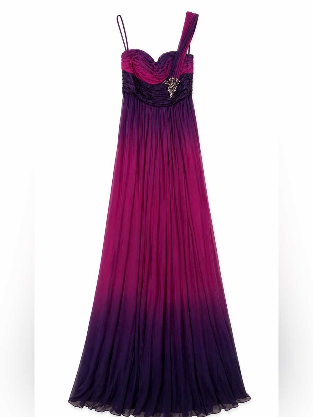 Purple and Magenta gown